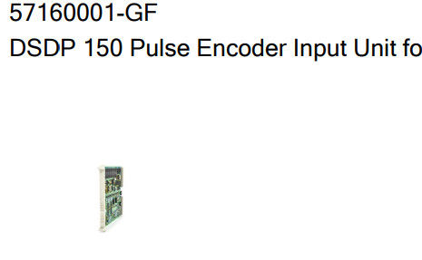 DSDP 150 57160001-GF ABB  Pulse Encoder Input Unit for