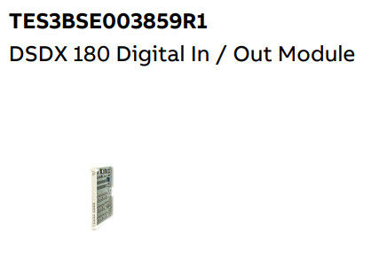 DSDX 180 TES3BSE003859R1 ABB  Digital In / Out Module
