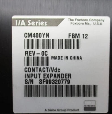 Foxboro CM400YNFBM12 Mid-Range Process Controller with 400 MHz Processor and 256 Configurable I/O Points for Industrial Automation